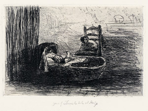 Lot 7273, Auction  105, Israels, Jozef, Kind in der Wiege