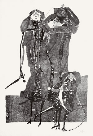 Lot 7276, Auction  105, Janssen, Horst, Spaziergänger