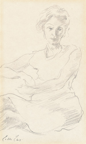 Lot 7319, Auction  105, Laserstein, Lotte, Sitzende Frau