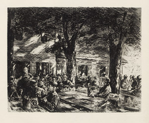 Lot 7327, Auction  105, Liebermann, Max, Kellergarten in Rosenheim