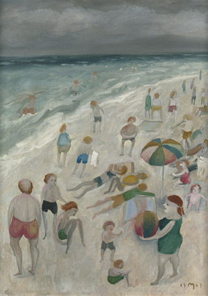 Lot 7397, Auction  105, Mühlenhaupt, Kurt, Sommerlicher Badestrand