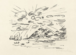 Lot 7436, Auction  105, Pechstein, Hermann Max, Reisebilder 29 (Aden)