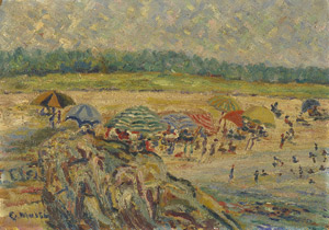 Lot 7527, Auction  105, Unbekannter Künstler, Badestrand