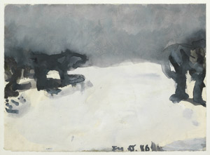 Lot 8081, Auction  105, Fußmann, Klaus, Schnee im Chiemgau