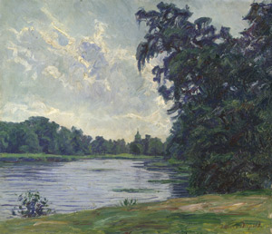 Lot 8146, Auction  105, Klein von Diepold, Julian, Parklandschaft Charlottenburg