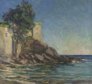 Lot 8147, Auction  105, Klein von Diepold, Julian, Felsengestade mit Turm (Zoagli)