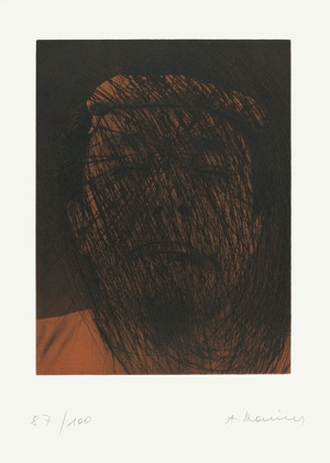 Lot 8275, Auction  105, Rainer, Arnulf, Selbstportrait - Kopfschmerz
