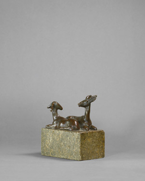 Lot 8305, Auction  105, Sintenis, Renée, Liegende Gazellen
