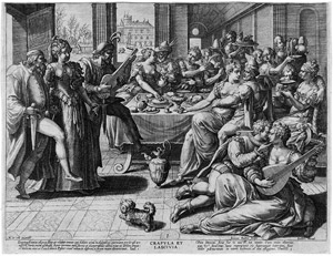 Lot 5327, Auction  106, Wierix, Hieronymus, Die Sorgen der Welt