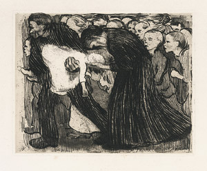 Lot 7299, Auction  106, Kollwitz, Käthe, Überfahren