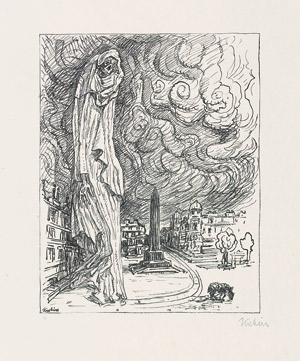 Lot 7308, Auction  106, Kubin, Alfred, Die verlassene Stadt