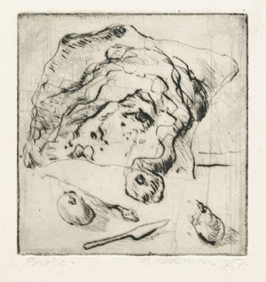 Lot 7359, Auction  106, Marwan, Gesicht mit Stilleben