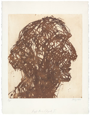 Lot 7519, Auction  106, Uhlig, Max, Kopf Marc Chagall I; Kopf Marc Chagall II