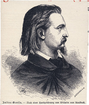 Lot 2032, Auction  107, Grosse, Julius, Konvolut von 17 Autographen