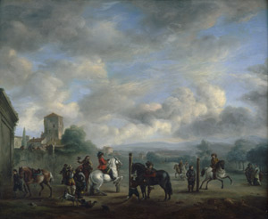 Lot 6051, Auction  107, Französisch, 18. Jh. Die Reitschule