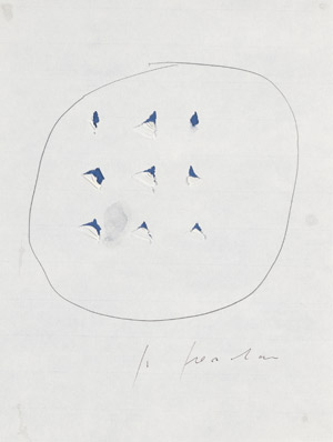 Lot 8066, Auction  107, Fontana, Lucio, Concetto spaziale