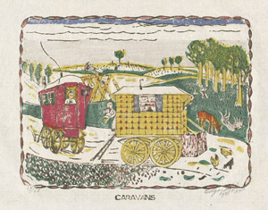 Lot 8339, Auction  107, Tytgat, Edgard, Caravans