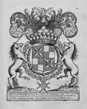 Lot 673, Auction  108, La Pointe, F. de, Créations des chevaliers de l'Ordre du St. Esprit