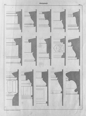 Lot 1202, Auction  108, Zenetti, Arnold, Architektonische Details nach Gattungen zusammengestellt und bearbeitet an der Bauschule der koenigl. Akademie der bildenden Künste in München