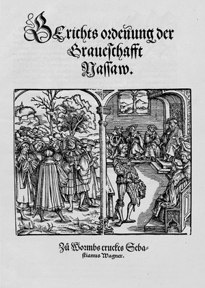 Lot 1594, Auction  108, Wilhelm I. Herzog von Nassau-Dillenburg, Gerichts ordenung der Graueschafft Nassaw. 