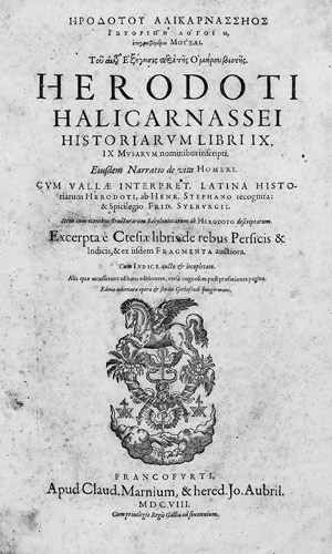 Lot 1885, Auction  108, Herodot, Historiarum libri IX