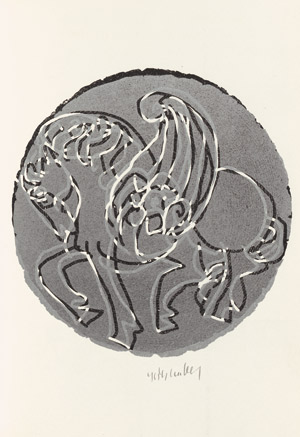 Lot 3376, Auction  108, Hermlin, Stephan und Grieshaber, HAP - Illustr., Städte-Balladen (Vorzugsausgabe)