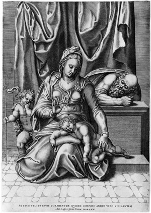 Lot 5251, Auction  108, Soye, Philippe de, Die Heilige Familie mit dem Johannesknaben