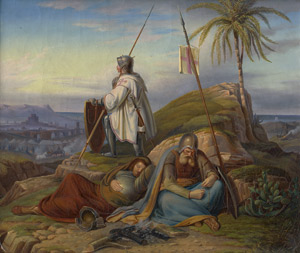 Lot 6090, Auction  108, Stilke, Hermann Anton - zugeschrieben, Kreuzfahrer auf der Morgenwacht