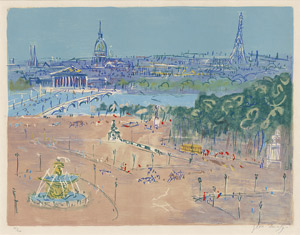 Lot 7116, Auction  108, Dufy, Jean, Place de la Concorde