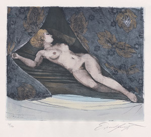 Lot 7151, Auction  108, Fuchs, Ernst, Liegender Frauenakt