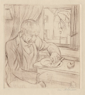 Lot 7274, Auction  108, Johansson, Eric, Karge Mahlzeit