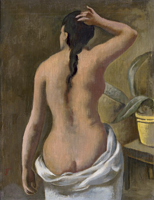 Lot 8051, Auction  108, Dressler, August Wilhelm, Rückenakt mit weißem Tuch