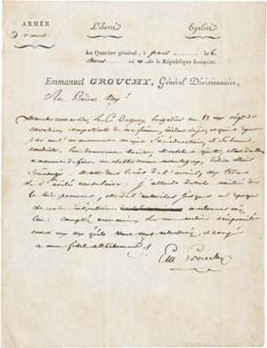 Lot 2596, Auction  109, Deroy, Bernhard Erasmus, Brief 1807