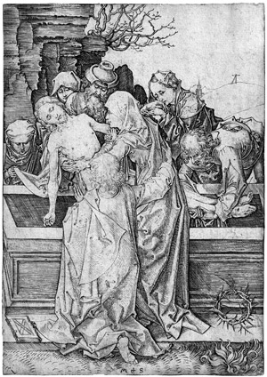 Lot 5205, Auction  109, Schongauer, Martin, Die Grablegung Christi