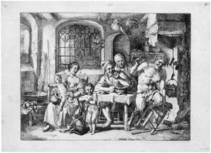 Lot 5493, Auction  109, Dietrich, Christian Wilhelm Ernst, Tritonen-Kämpfe; Der Satyr bei den Nymphen