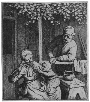 Lot 5594, Auction  109, Ostade, Adriaen van, Die verlangte Puppe.