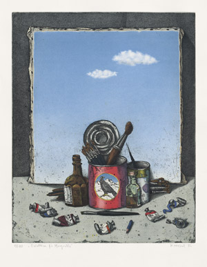Lot 7254, Auction  109, Kressel, Diether, 2 Wolken für Magritte