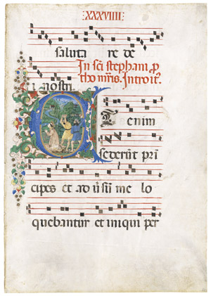 Lot 1003, Auction  110, Tura, Cosmé, Umkreis, Steinigung des Heiligen Stephanus