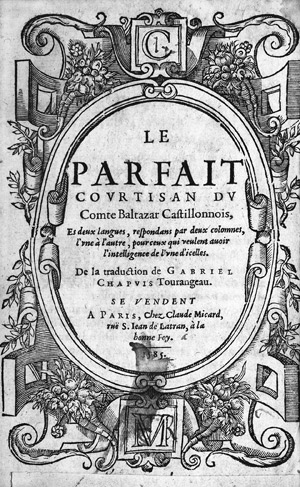 Lot 1036, Auction  110, Castiglione, Baldassare, Le Parfait Covrtisan 