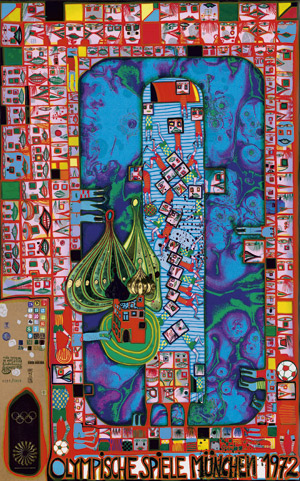 Lot 3226, Auction  110, Hundertwasser, Friedensreich, Olympische Spiele München 1972