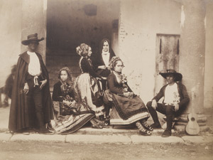 Lot 4098, Auction  110, Spain and Morocco, Portrait of Spanish group in traditional costume