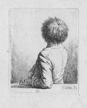 Lot 5277, Auction  110, Glume, Johann Gottlieb, Knabe in Rückenansicht