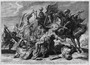 Lot 5445, Auction  110, Bolswert, Schelte Adams, Die Löwenjagd