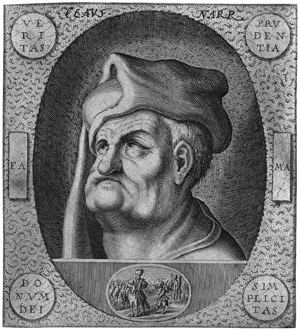 Lot 5543, Auction  110, Heyden, Jacob van der, Bildnis des sächsischen Hofnarren Claus Narr