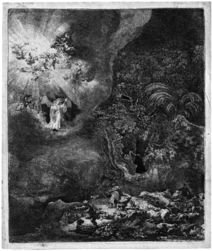 Lot 5621, Auction  110, Rembrandt Harmensz. van Rijn, Die Verkündigung an die Hirten