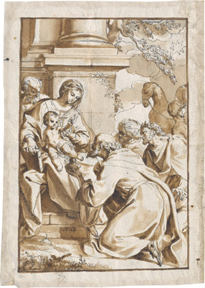 Lot 6449, Auction  110, Fromiller, Josef Ferdinand, Die Anbetung der Könige