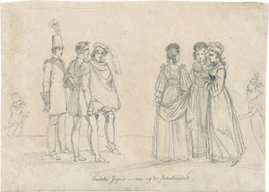 Lot 6613, Auction  110, Grimm, Ludwig Emil, "Teutsche Jugend aus dem 19ten Jahrhundert"