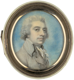 Lot 6845, Auction  110, Cosway, Richard, Bildnis von Richard Brinsley Sheridan