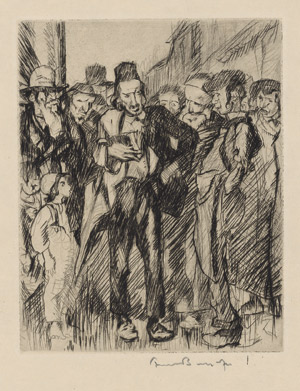 Lot 7041, Auction  110, Brangwyn, Frank, Jüdischer Gelehrter; Drei alte Juden