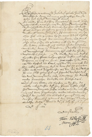 Lot 2271, Auction  111, Nádasdy von Fogarasföld, Franz, Brief 1601